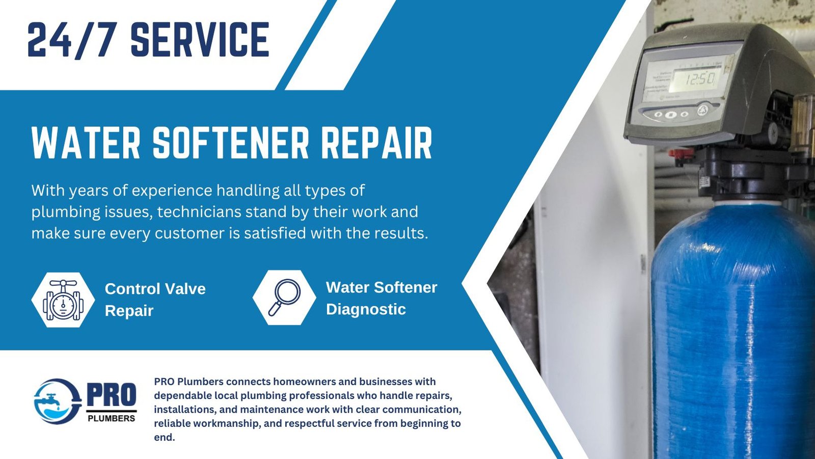 Water softener repair in Manteca, CA